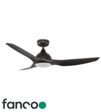 Fanco Horizon 2, 52" DC LED Ceiling Fan with Smart Remote Control in Bronze